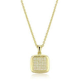 Alamode Gold Brass Jewelry Sets with AAA Grade CZ in Clear - Alamode