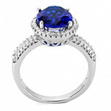 Alamode Rhodium Brass Ring with Synthetic in Montana - Alamode - Flyclothing LLC