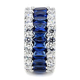 Alamode Rhodium Brass Ring with Synthetic in Montana - Alamode - Flyclothing LLC