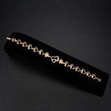 Alamode Flash Rose Gold Brass Bracelet with AAA Grade CZ in Clear - Alamode - Flyclothing LLC