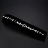 Alamode Rhodium Brass Bracelet with AAA Grade CZ in Clear - Alamode - Flyclothing LLC