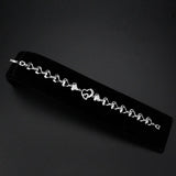 Alamode Rhodium Brass Bracelet with AAA Grade CZ in Clear - Alamode