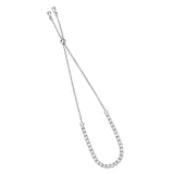 Alamode Rhodium Brass Bracelet with AAA Grade CZ in Clear - Alamode - Flyclothing LLC