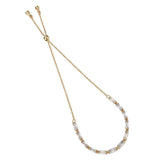 Alamode Rose Gold Brass Bracelet with AAA Grade CZ in Clear - Alamode - Flyclothing LLC