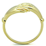 Alamode Gold Brass Ring with No Stone - Alamode - Flyclothing LLC