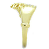 Alamode Gold Brass Ring with No Stone - Alamode - Flyclothing LLC