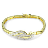 Alamode Gold+Rhodium Brass Jewelry Sets with AAA Grade CZ in Clear - Alamode - Flyclothing LLC