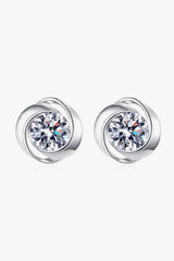 Feeling Fun Moissanite Stud Earrings - Trendsi - Flyclothing LLC