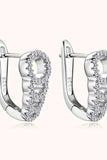 Moissanite 925 Sterling Silver Earrings - Trendsi - Flyclothing LLC