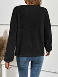 Half Button Long Sleeve Top - Trendsi - Flyclothing LLC