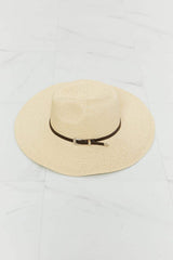 Fame Boho Summer Straw Fedora Hat - Trendsi - Flyclothing LLC