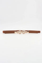 Zinc Alloy Buckle PU Leather Belt - Trendsi - Flyclothing LLC