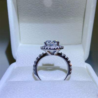 5 Carat Moissanite 925 Sterling Silver Ring - Trendsi - Flyclothing LLC
