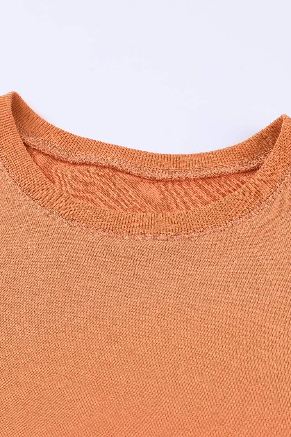 Side Slit Drop Shoulder Sweatshirt - Trendsi - Flyclothing LLC