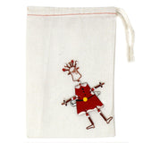 Dancing Girl Santa Pin - Creative Alternatives - Creative Alternatives