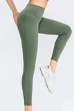 Wide Waistband Slim Fit Long Sports Pants - Trendsi - Flyclothing LLC