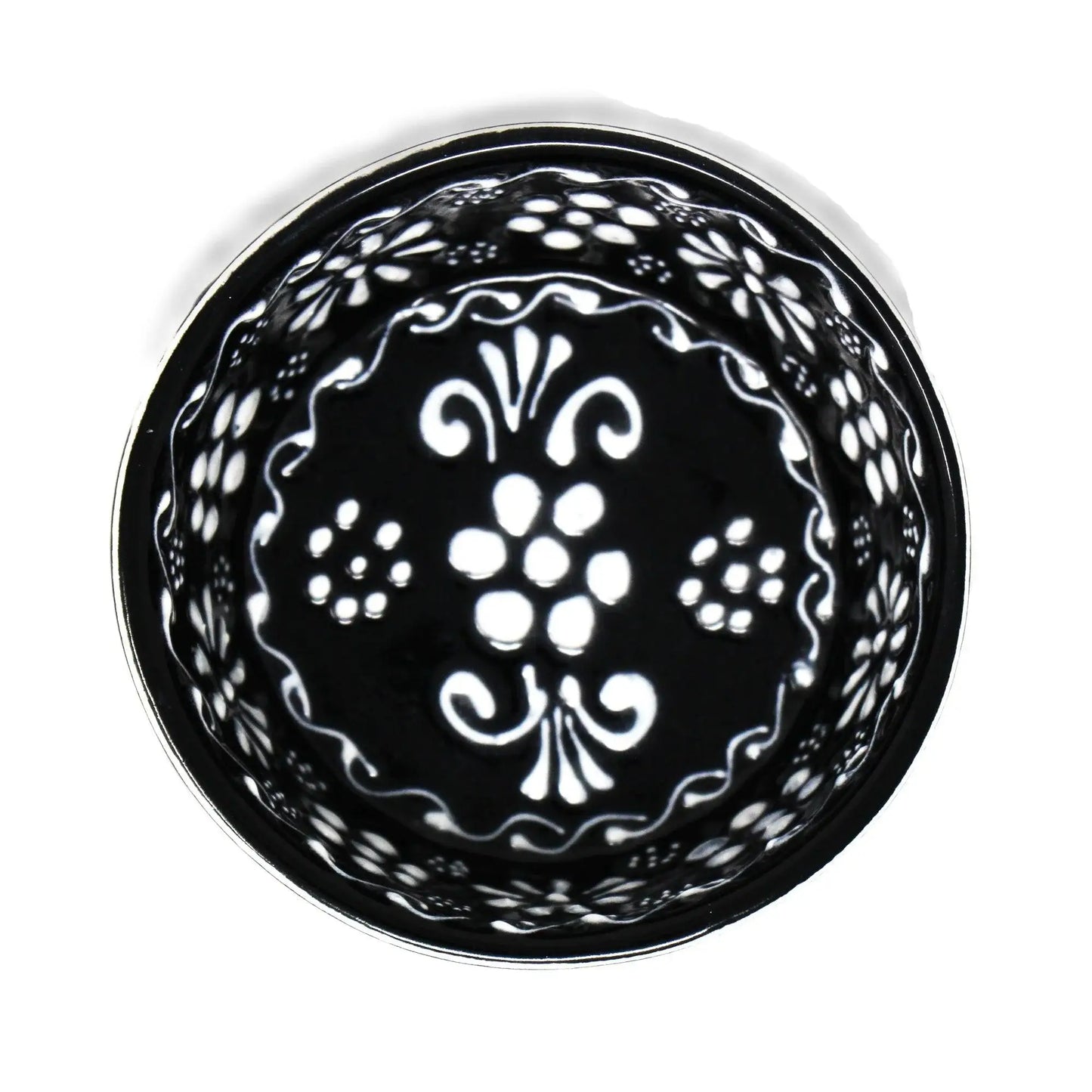 Set of 2 Encantada Handmade Pottery Appetizer & Dip Bowl, Ink - Encantada - Flyclothing LLC
