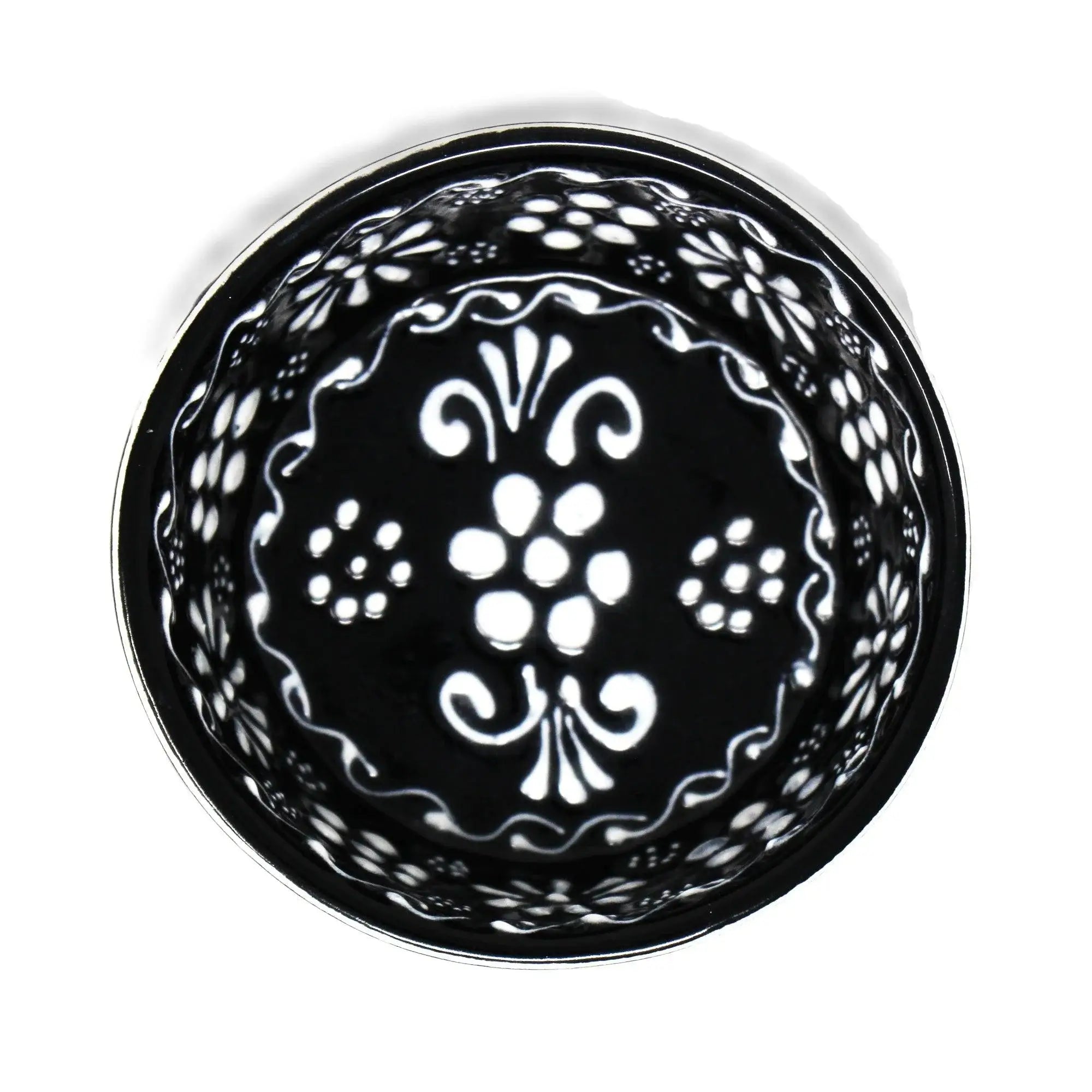 Set of 2 Encantada Handmade Pottery Appetizer & Dip Bowl, Ink - Encantada - Flyclothing LLC
