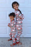 Christmas Long Sleeve Jumpsuit - Trendsi
