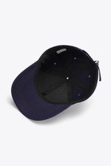 Plain Adjustable Cotton Baseball Cap - Trendsi - Flyclothing LLC