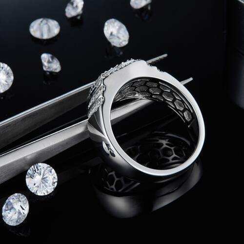 Moissanite 925 Sterling Silver Ring - Trendsi - Flyclothing LLC