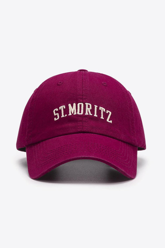 Embroidered Graphic Baseball Cap - Trendsi