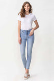 Lovervet Full Size Talia High Rise Crop Skinny Jeans - Trendsi - Flyclothing LLC