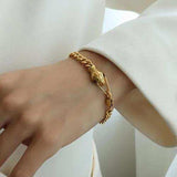 Snake Head Chain Titanium Steel Bracelet - Trendsi - Flyclothing LLC