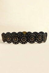 Vintage PU Leather Wide Belt - Trendsi - Flyclothing LLC