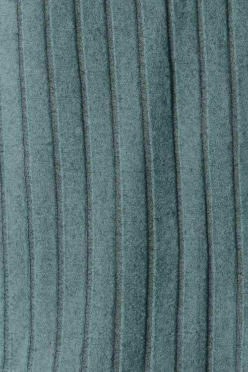 Basic Bae Full Size Ribbed Round Neck Long Sleeve Slit Top - Trendsi - Flyclothing LLC