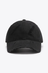 Distressed Adjustable Baseball Cap - Trendsi - Flyclothing LLC