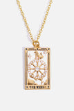 Tarot Card Pendant Stainless Steel Necklace - Trendsi - Flyclothing LLC