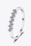 Eye-Catching 925 Sterling Silver Moissanite Ring - Trendsi