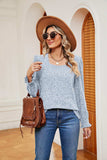 Square Neck Puff Sleeve Top - Trendsi - Flyclothing LLC