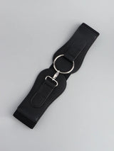 PU Elastic Wide Belt - Trendsi - Flyclothing LLC
