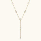 1.1 Carat Moissanite 925 Sterling Silver Necklace - Trendsi - Flyclothing LLC