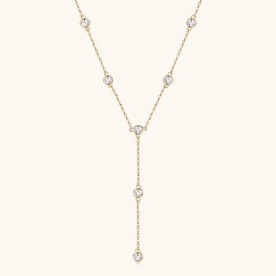 1.1 Carat Moissanite 925 Sterling Silver Necklace - Trendsi