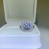 2 Carat Moissanite 925 Sterling Silver Ring - Trendsi