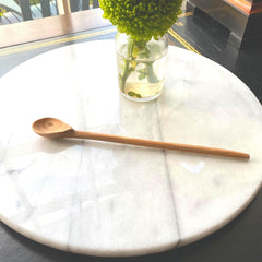 Olive Wood Long Appetizer Spoon, Set of 3 - Flyclothing LLC
