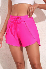 Drawstring Waist Swim Shorts - Trendsi - Flyclothing LLC