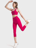 Scoop Neck Sports Bra - Trendsi - Flyclothing LLC