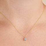 Titanium Steel Inlaid Zircon Pendant Necklace - Trendsi - Flyclothing LLC