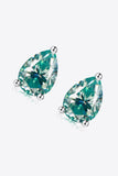 2 Carat Moissanite Teardrop Earrings - Trendsi