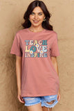 Simply Love Full Size TEACH LOVE INSPIRE Graphic Cotton T-Shirt - Trendsi - Flyclothing LLC