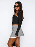Cutout Raglan Sleeve Bolero and Tube Top - Trendsi