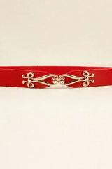 Alloy Buckle Elastic Belt - Trendsi - Flyclothing LLC