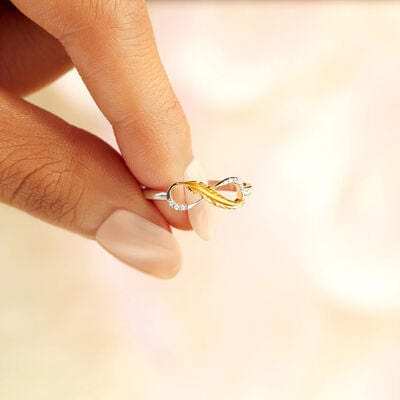 Feather 925 Sterling Silver Zircon Ring - Trendsi - Flyclothing LLC