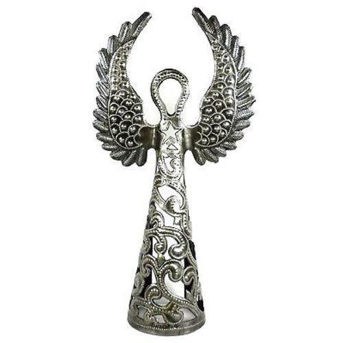 16-inch Metalwork Angel - Wings Up  - Croix des Bouquets (H) - Flyclothing LLC