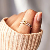 Zircon 925 Sterling Silver Heart Shape Ring - Flyclothing LLC