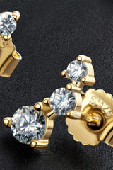 Your Way Moissanite Stud Earrings - Trendsi - Flyclothing LLC